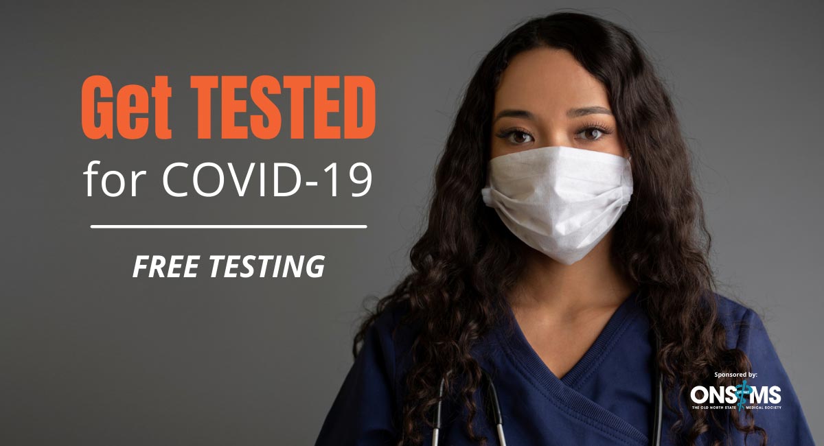 Get TESTED for COVID-19 - free testing